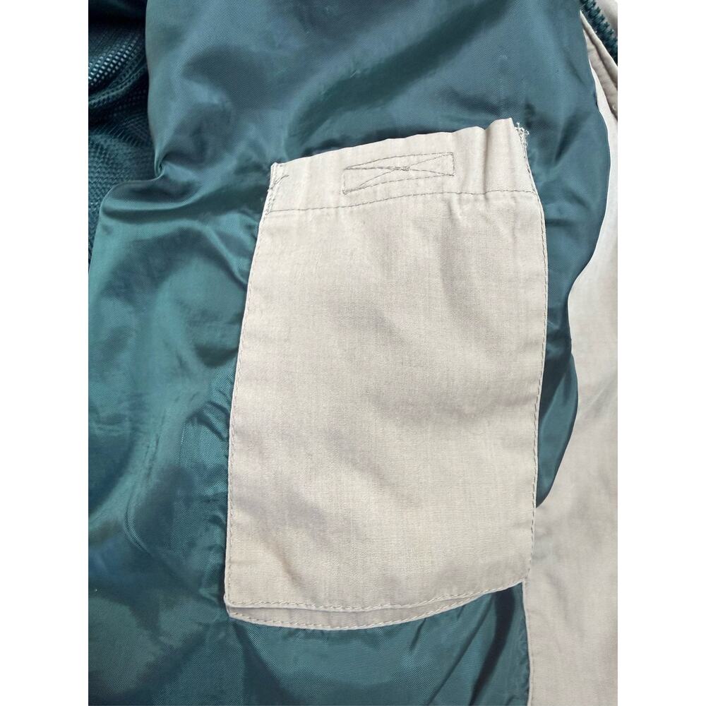 Vintage Members Only Windbreaker Jacket Mens XL Teal Colorblock 90s Grunge - Picture 4 of 10